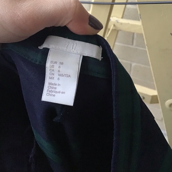 Plaid Straight Leg H&M Pants - Picture 3 of 4